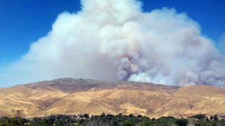 Boise Fire nears Lucky Peak 7 19 2016