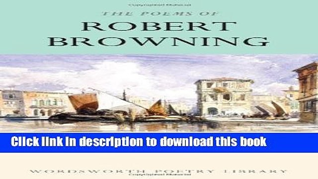 Download Robert Browning: Selected Poems [Download] Online
