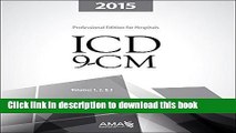 [Download] ICD-9-CM 2015 Professional Edition for Hospitals, Vols 1,2 3 (ICD-9-CM for Hospitals