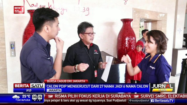 PDIP Kantongi 6 Nama Calon Gubernur DKI Jakarta