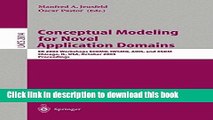 Read Conceptual Modeling for Novel Application Domains: ER 2003 Workshops ECOMO, IWCMQ, AOIS, and