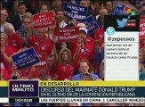 Con discurso xenófobo, Trump acepta la candidatura republicana