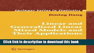 PDF Linear and Generalized Linear Mixed Models and Their Applications (Springer Series in