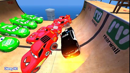 Spiderman Cartoon on Police Car and Fire Car for Kids Nursery Rhymes Children Songs