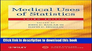 PDF Medical Uses of Statistics [PDF] Online