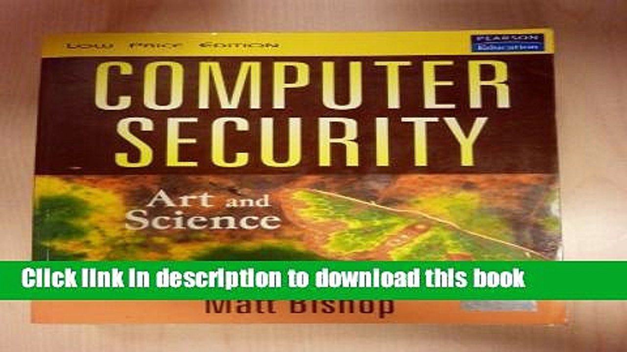 Download Computer Security Art and Science PDF Online