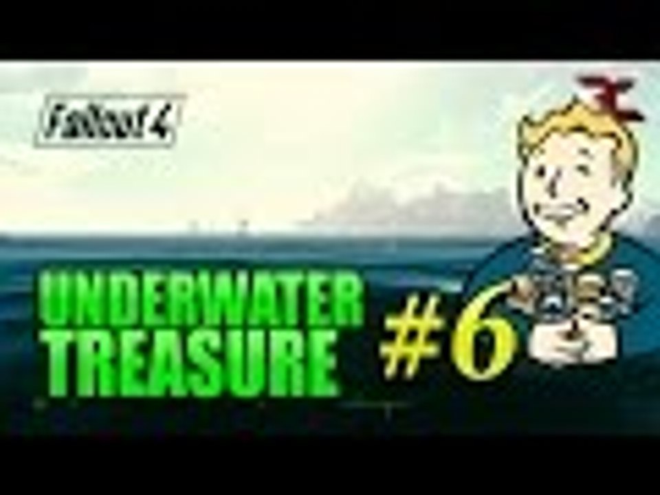 Fallout 4 - Underwater Secrets Exploration (Treasure Easter Egg #6)