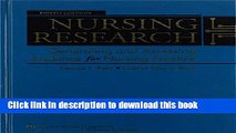 Read Book Nursing Research: Generating and Assessing Evidence for Nursing Practice, 9th Edition