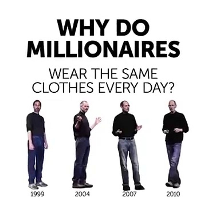 Why billionaires wear same dress