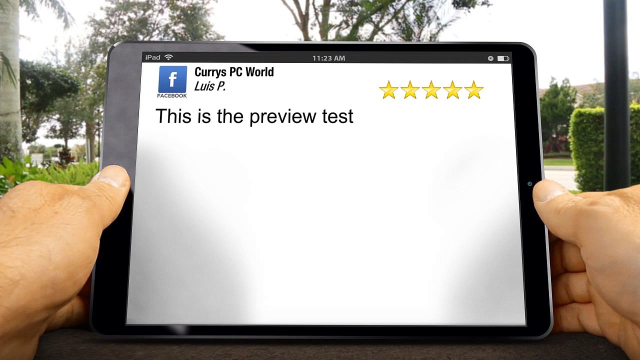 Currys PC World LondonSuperb5 Star Review by Luis P.