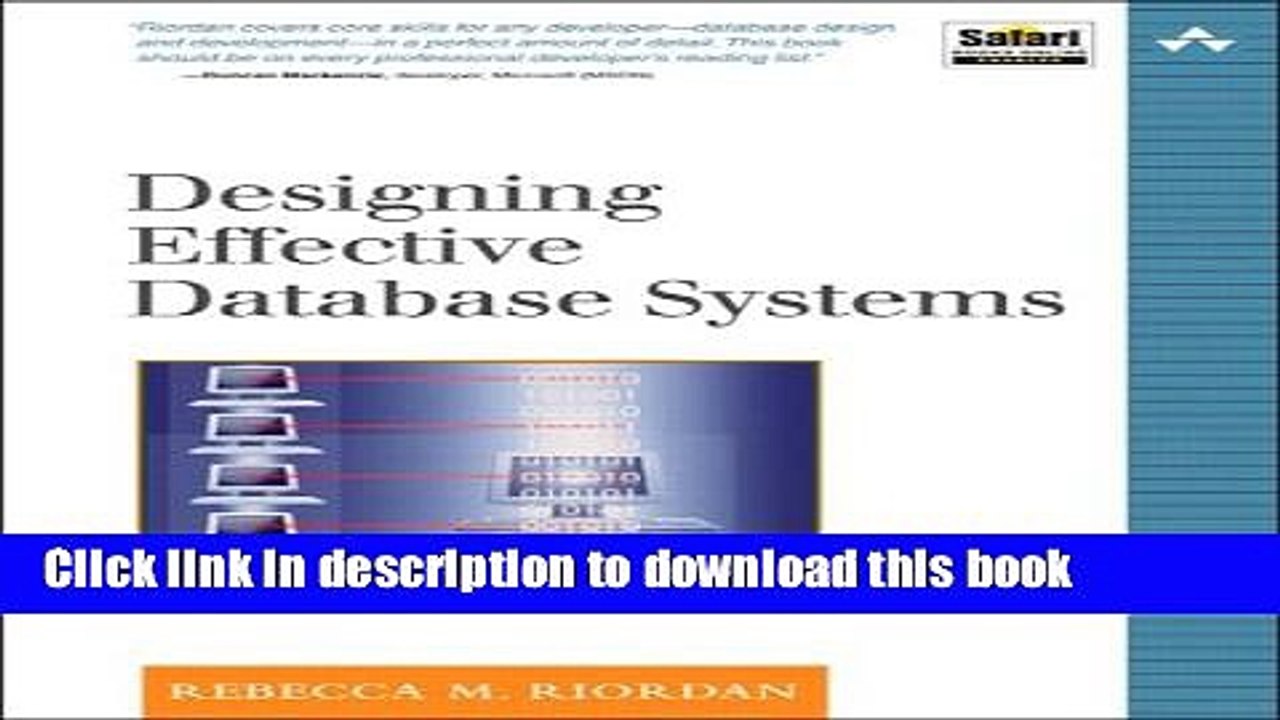 Read Designing Effective Database Systems  PDF Online