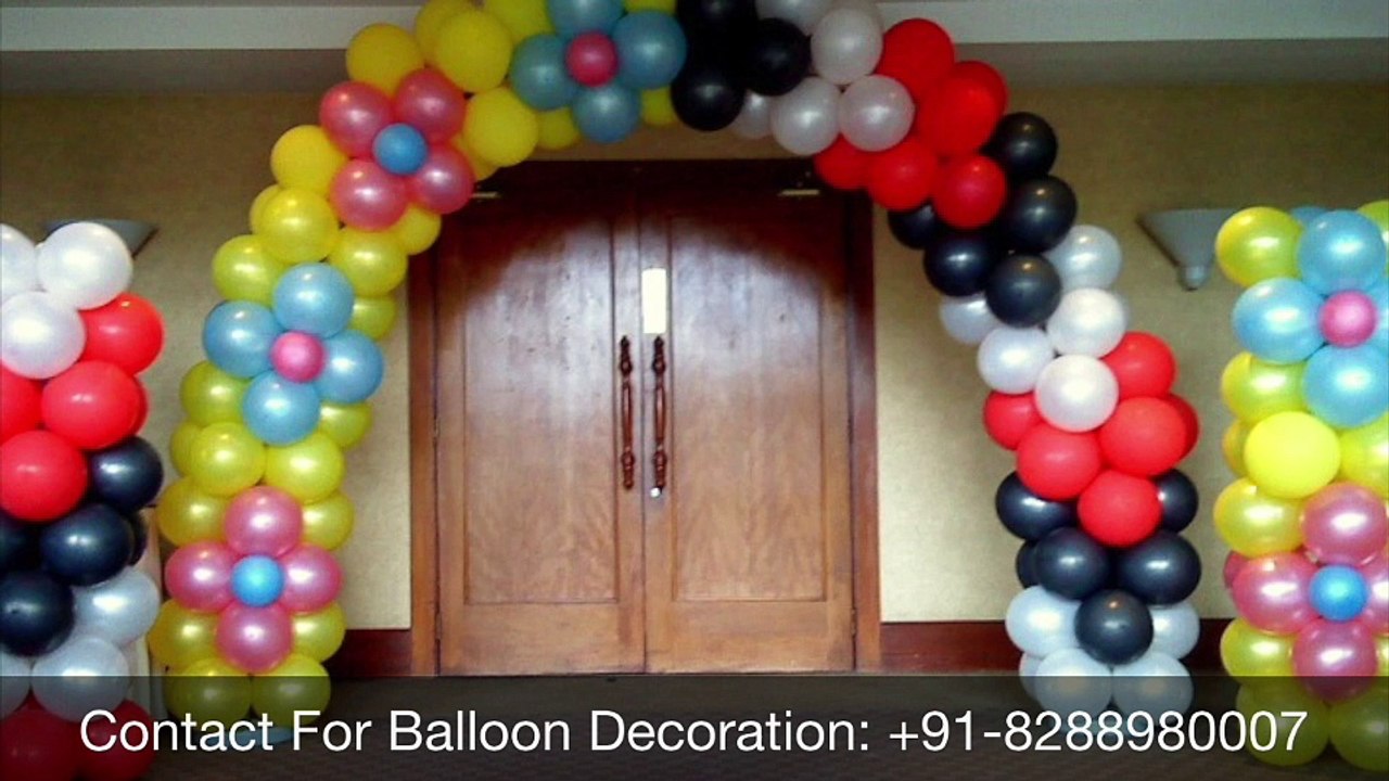 Balloon Decoration Shop in NAC Mani Majra Panchkula Zirakpur Kharrar Sector 7 chd chandigarh amy events : +91-8288980007