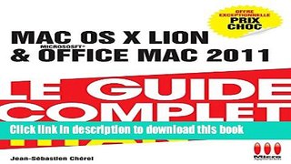 Download guide complet Mac Os X Lion   Office Mac 2011  PDF Free