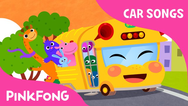 The Wheels on the Bus | Car Songs | PINKFONG Songs for Children
