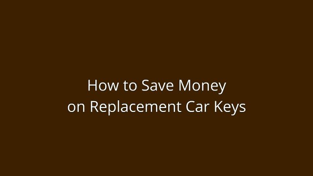 New London, NC Cheap Car Replacement Keys