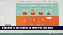 Read Entrepreneurship: Starting and Operating A Small Business, Student Value Edition (4th