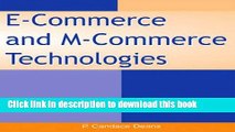 Read E-Commerce and M-Commerce Technologies Ebook Free