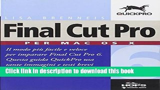 Read Final Cut Pro 6. Per Mac OS X  Ebook Free