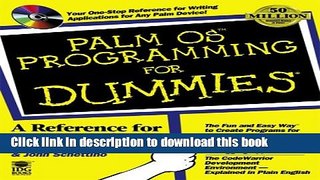 Download Palm OS Programming for Dummies  PDF Free
