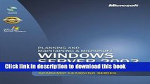 Read Microsoft Official Academic Course: Planning And Maintaining A Microsoft Windows Server 2003