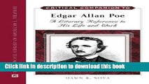 [PDF] Critical Companion to Edgar Allan Poe: A Literary Reference to His Life and Work (Critical