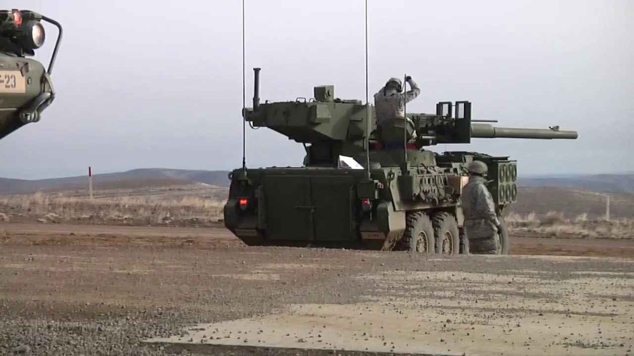 The Stryker the World Most Polyvalent Armored Personnel Carrier in Action With  US Soldiers