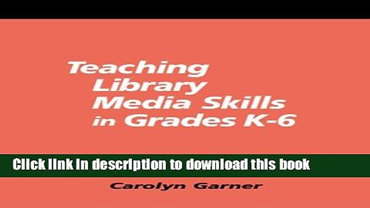 Read Teaching Library Media Skills in Grades K-6: A How-To-Do-It Manual and CD-ROM (How-to-do-it