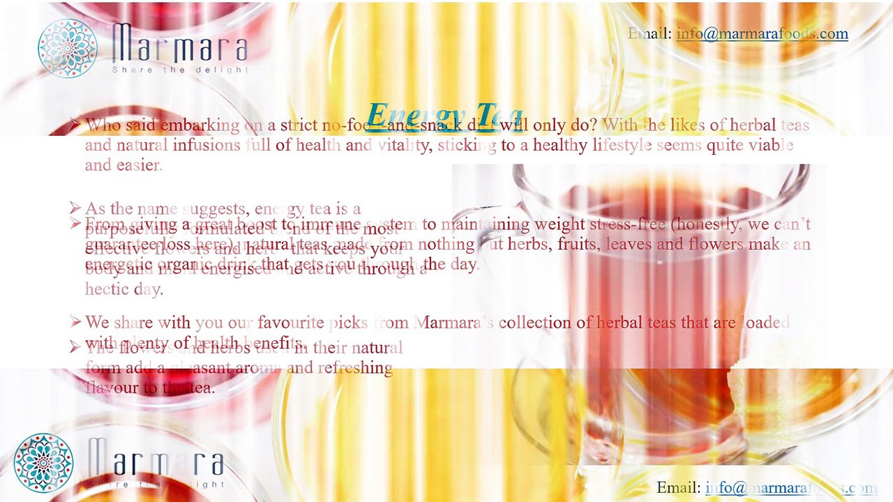 All set for a Healthier You? Here are Top 5 Picks from Marmara’s Herbal Tea and Blends Collection