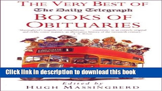 Download Book The Very Best of the Daily Telegraph Books of Obituaries E-Book Free