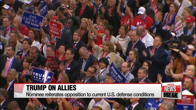 Donald Trump accepts Republican Party presidential nomination