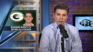 Aaron Rodgers wants to retire as Packer