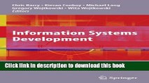 Read Information Systems Development: Challenges in Practice, Theory, and Education Volume 2