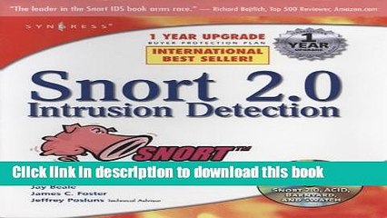 Read Snort Intrusion Detection 2.0  PDF Free