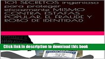 Download 101 SECRETOS ingenioso para proteger eficazmente MISMO CONTRA ESTAFAS POPULAR, EL FRAUDE