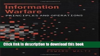 Read Information Warfare: Principles   Operations Ebook Free