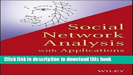 Read Social Network Analysis with Applications  PDF Online
