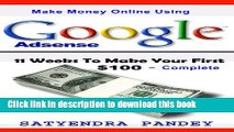 Download Make Money Online Using Google Adsense - Complete (Part 1 + Part 2) PDF Online