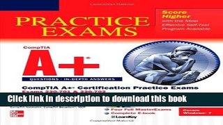 Download CompTIA A+ Certification Practice Exams (Exams 220-701   220-702)  Ebook Online