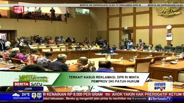 DPR Minta Pemprov DKI Hormati Moratorium Proyek Reklamasi Jakarta