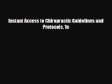 Download Instant Access to Chiropractic Guidelines and Protocols 1e PDF Full Ebook
