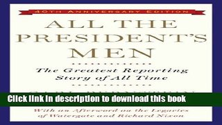 Download Book All the President s Men ebook textbooks