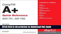 [PDF]  CompTIA A  Quick Reference (220-701, 220-702)  [Download] Full Ebook