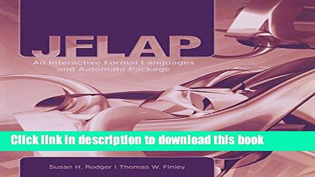 Download JFLAP: An Interactive Formal Languages and Automata Package Ebook Free