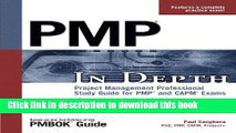 [PDF] PMP in Depth: Project Management Professional Study Guide for PMP and CAPM Exams by Sanghera