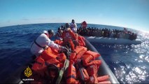 Desperate Journeys: North Africa refugees rescued