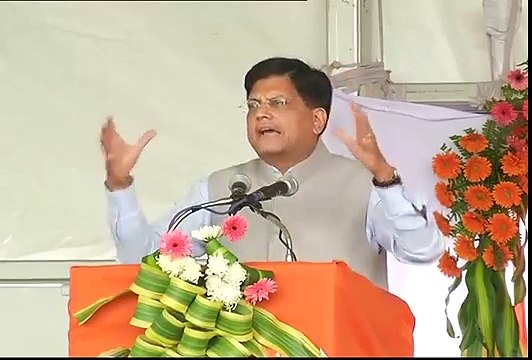 Shri Piyush Goyal speaking at the Foundation stone laying Ceremony of Revival of Gorakhpur Fertiliser Plant