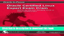 Download Oracle Certified Linux Expert Exam Cram: OCE Exam: 1Z0-046: Managing Oracle on Linux