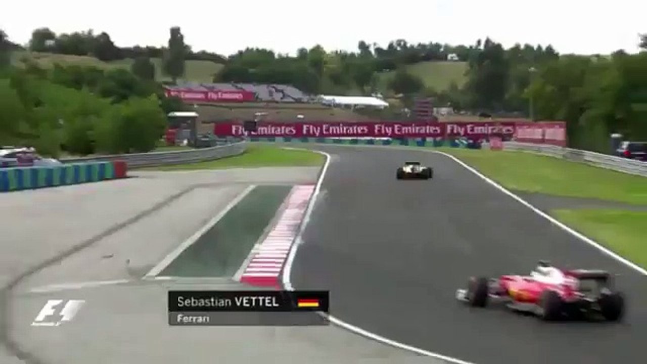 Vettel during FP1 - Hungarian GP 2016
