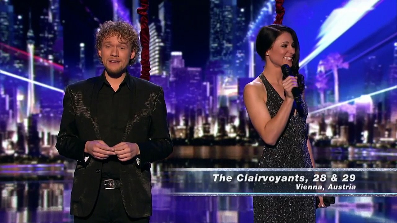 The Clairvoyants Couple Engage Judges in Their Impossible Mind Games America's Got Talent 2016