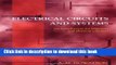 Read Electrical Circuits and Systems: An Introduction for Engineers and Physical Scientists